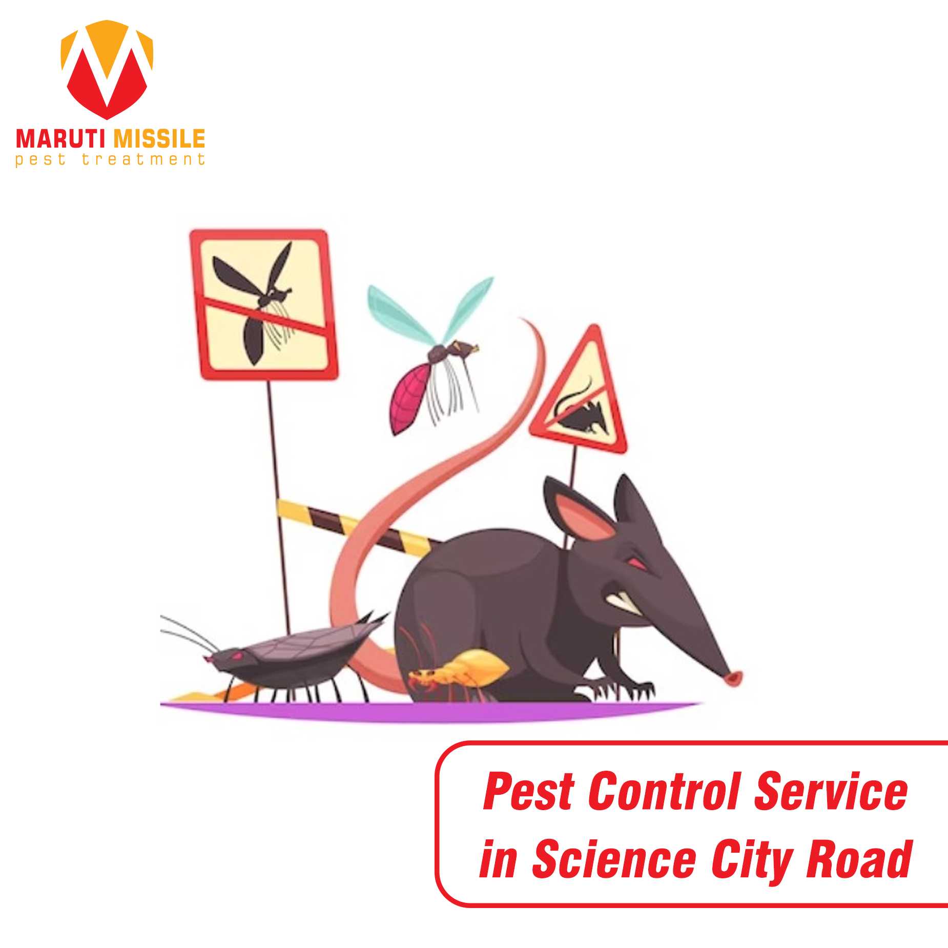 Pest Control Service in Science City Road